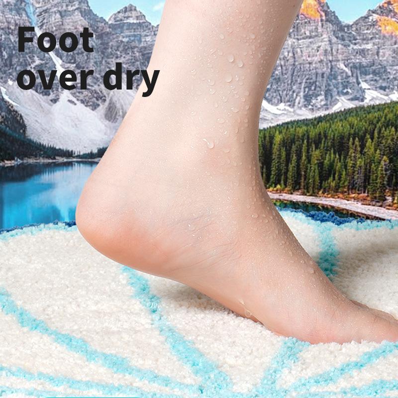 Creative Cute Bath Mat Shell/flower/Halloween Pumpkin/frog Shape Bathroom Decorative Area Rugs Water Absorbent Anti-slip Mats