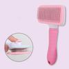One Button Self Cleaning Pet Grooming Brush Effective Fur Remover for Cats Dogs Lightweight Portable for Outdoor Use