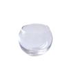 Clear Glass Rotating Candle Holder and Aromatherapy Egg Cup