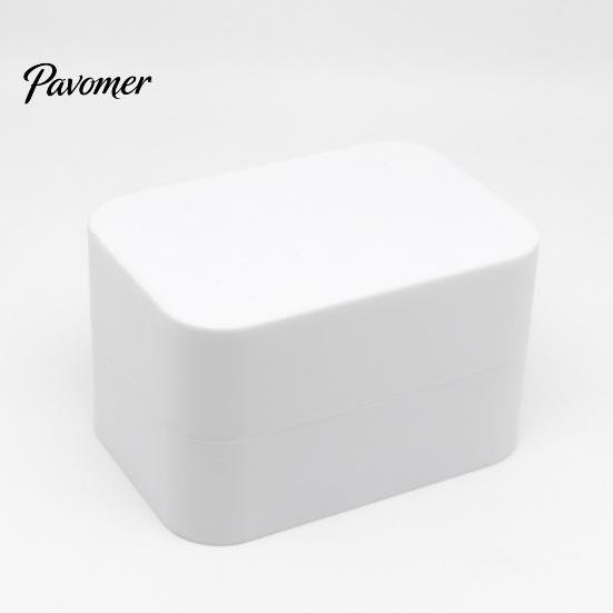 Portable Travel Container for Sticks Solid Antiperspirant Cream Storage Case, 3 Slots Waterproof PLA Organized Scented Paste Display Box Organizer,