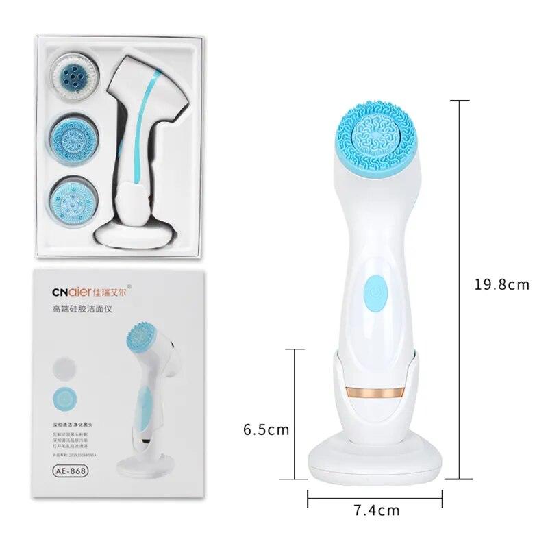 Cleansing Brush Sonic Nu Face Rotating Cleansing Brush Galvanica Facial Spa System Can Deeply Clean Remove Blackheads