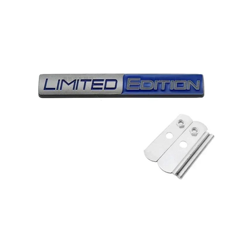 For Audi RS3 3D Raise Metal Limited Edition Logo Car Rear Trunk Front Grille Badge Fender Emblem Badge Sticker for Audi VW Honda Accessories