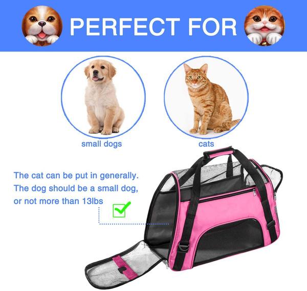 Portable Dog Travel Backpack Breathable Mesh Cat Puppy Shoulder Carrier Bag for Pet Dogs Outdoor Carring Bag