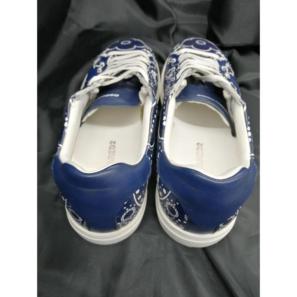 Used DSQUARED2 SIZE 41 (26CM) / Bandana Pattern Paisley Pattern Sneakers
