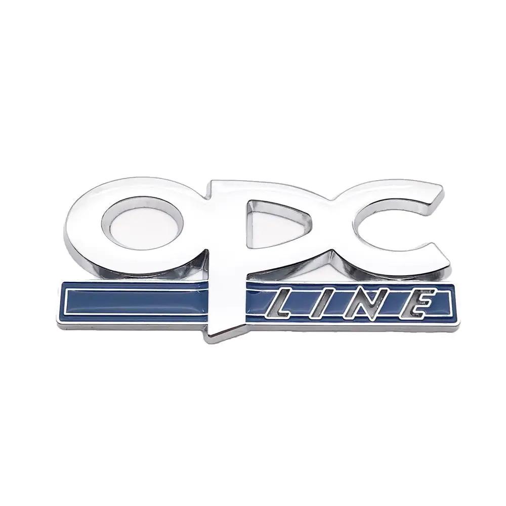 Emblém OPC Line Odznak na přední mřížku Zadní samolepky Logo Pro Opel Astra G H J K F Corsa D Zafira B Insignia Mokka Regal Příslušenství