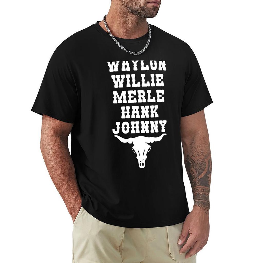 Country Music Legends Tshirt Soft Casual Short Sleeve Cotton Tee