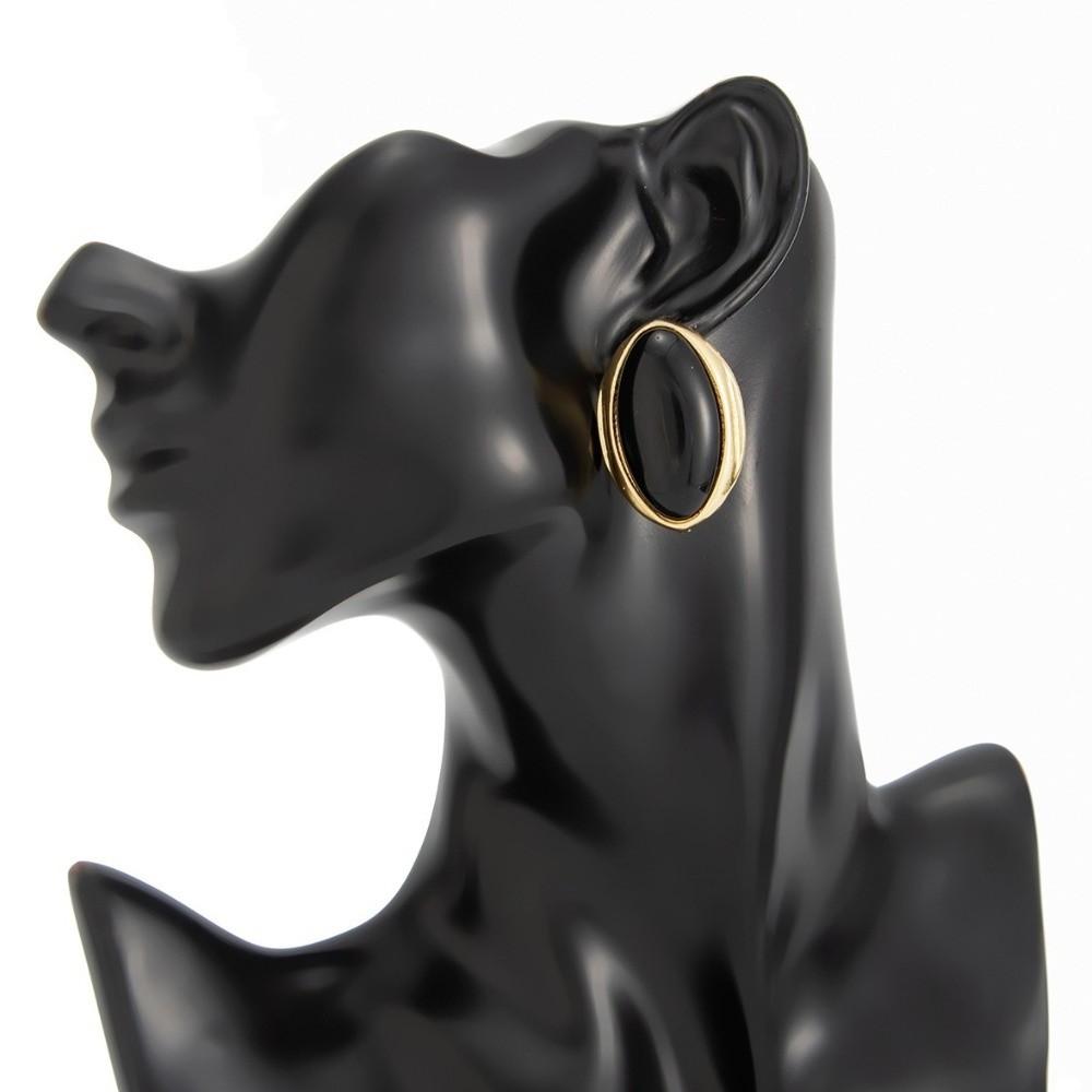 Hochwertiger Schmuck Harz Oval Ohrringe Eleganter Stil Leichter Luxus Retro Ohrringe Party