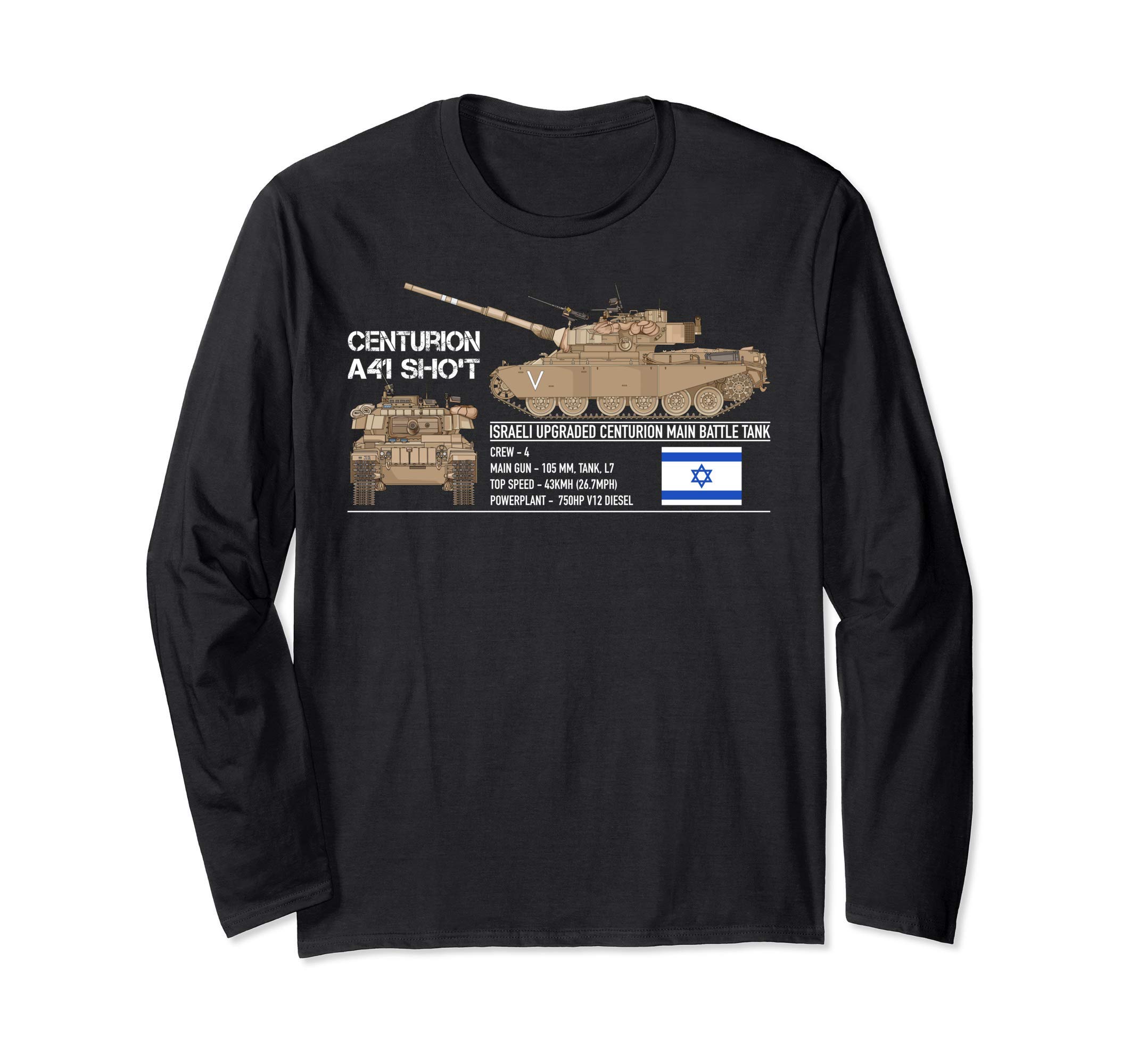 

Abrams M1A2SEPV3 US Army Main Battle Tank Long Sleeve T-Shirt