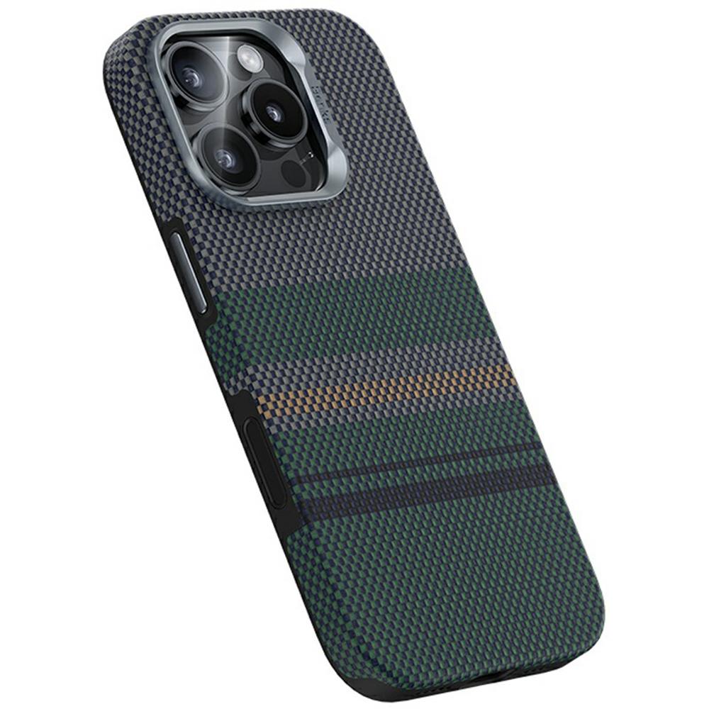 BENKS For iPhone 15 Pro Max Magnetic Case Kevlar Fiber Phone Back Cover Floating Weave Design