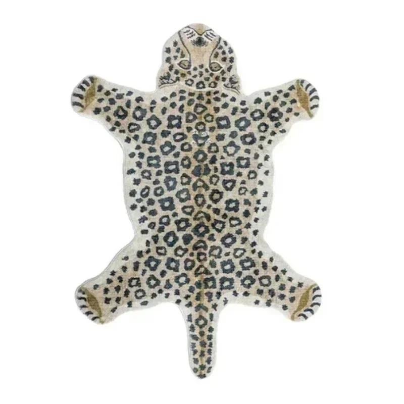 

Shaped Children s Bedroom Carpets Home Decor Light Luxury Fashion Minimalist Cute Cartoon IG Soft Bedside Polyester Rugs 80x80cm