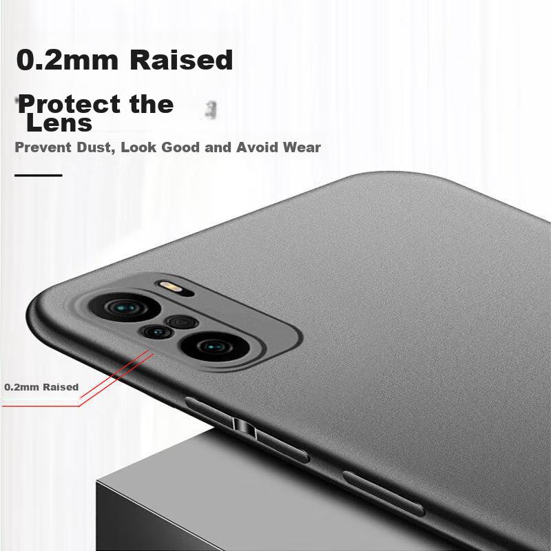 Kelleia Xiaomi Redmi K40/K40Pro Phone Case, Full Coverage Frosted Anti-Fingerprint Shockproof Soft Case for Redmi K40/K40Pro, Black