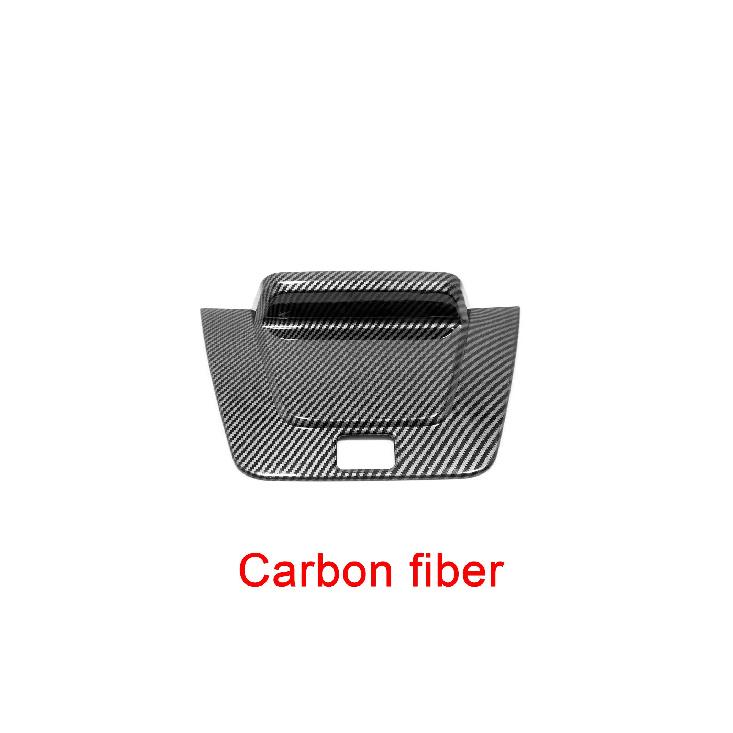 

Car Styling ABS Plastic Center Console Navigation Frame Rear Trim Cover For Honda CRV CR-V 2024 Auto Interior Accessories Carbon fiber