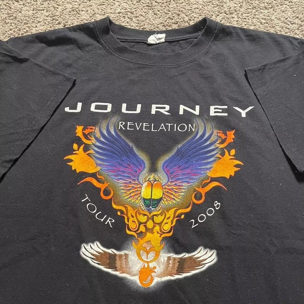 Journey Rock Tour Shirt Classic Style Black Short Sleeve Unisex Shirt KH15430