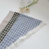 New Arrivals Open Run Women Check Headband Flower Punching Lace Combination Scab