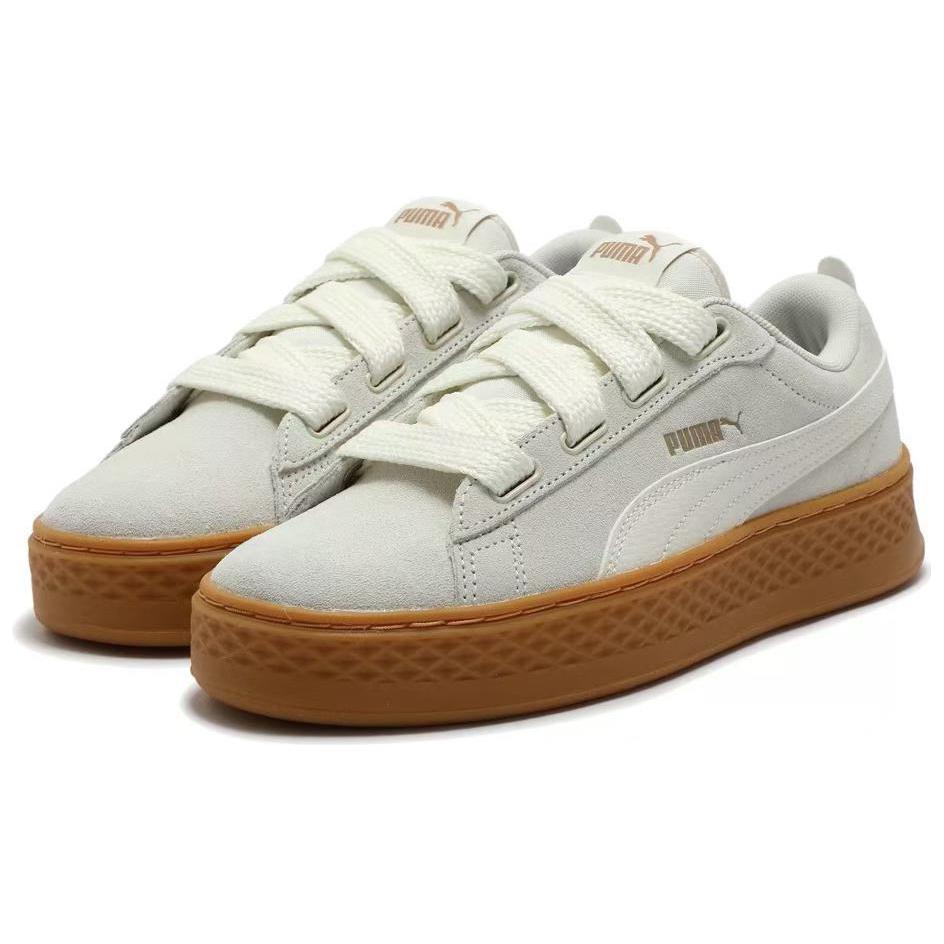 Puma Smash Platform Widelace Casual Low-Top Sneakers Women sneakers Off-White 404158-01