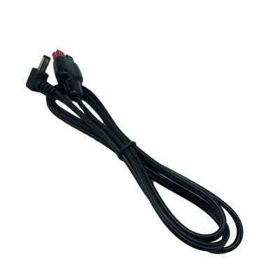 Standard 18AWG Right Angle DC Power Cable Lead Connector for ICOM Walkie Talkie IC-705