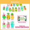 Vibrant Hawaiian Flamingo Cactus Pineapple Coconut Balloon Decoration For Festive Parties