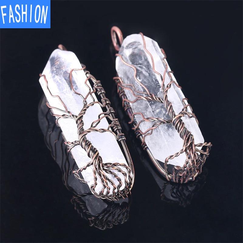 Necklaces Women'S White Crystal Necklaces European And American Fashion Hot Amorphous Accessories Crystal Pendant Size Random