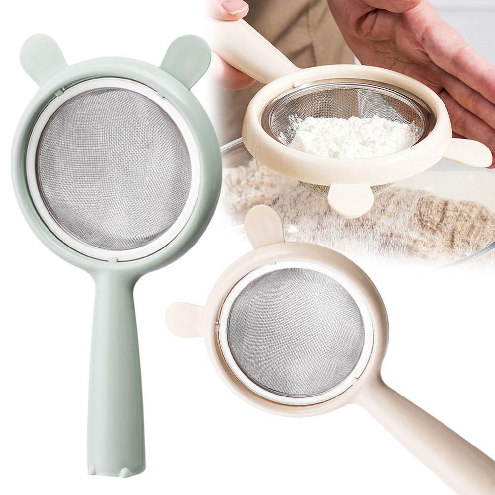 Stainless Steel Matcha Sifter Rust-Proof Fine Mesh Strainer Portable Cocktail Sieve  for Kitchen