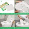 Disposable Toilet Seat Cover 10 Pieces Portable Travel Camping Hotel Bathroom Biodegradable Waterproof Toilet Seat Accessories