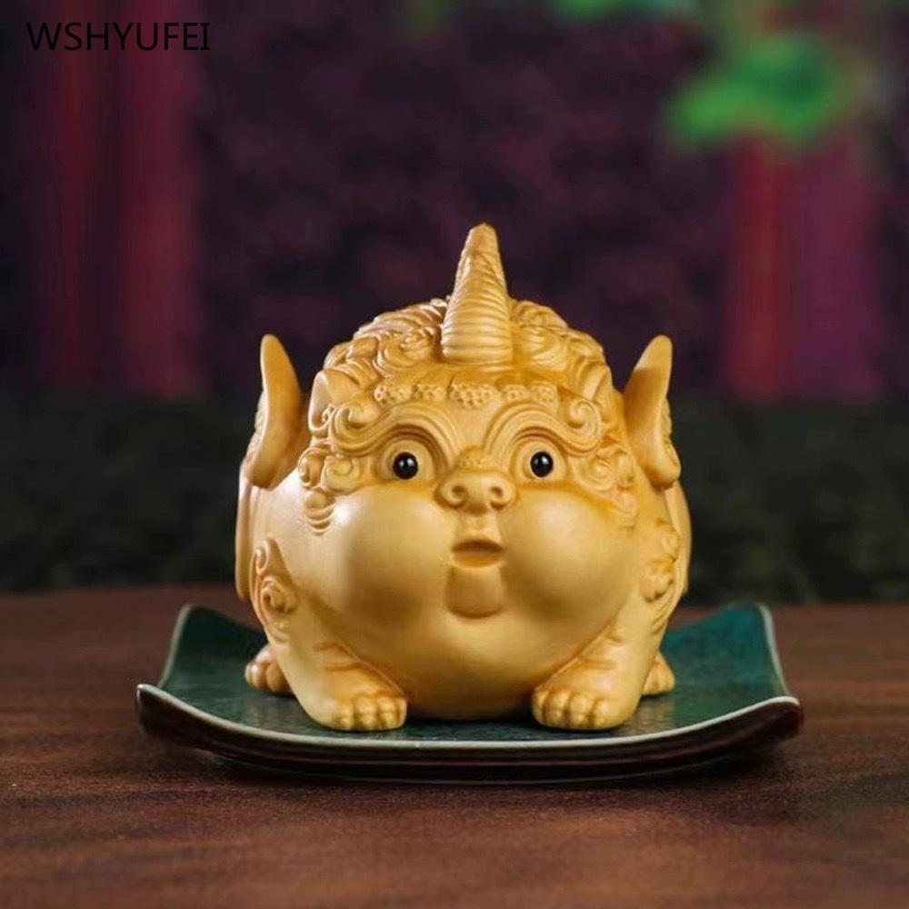 1pcs Wood Carving Handheld Items for Personal Use Brave Troops Car Decoration Accessories Wooden Handicrafts Gift Pendant