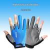 Half-Finger Ice Silk Sun Protection Outdoor Cycling Fishing Gloves