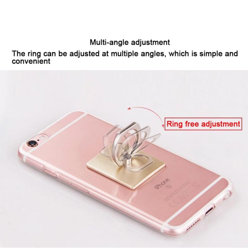 Handyhalter Metall 360-Grad Frei Drehbar Kreativer Ring Schnalle Halter