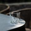 Schöne Kleine Transparente Glas Kaffeetasse Berg Glas Whisky Hitzebeständig Tee Trinken Milch Saft Tasse Becher Trinkgläser