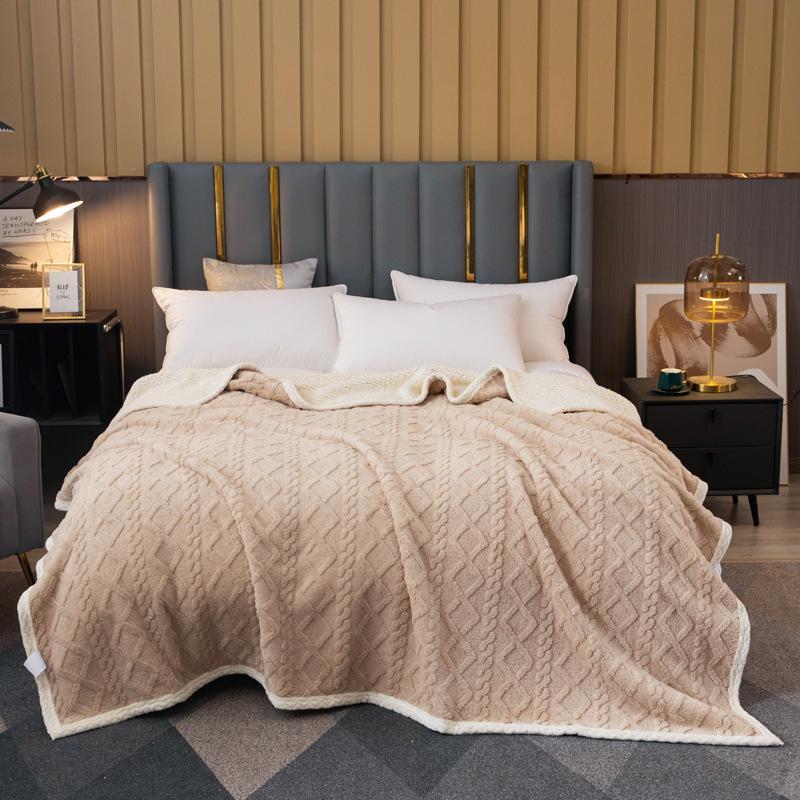 Sherpa Throw Blanket for Couch Sofa - Fuzzy Soft Cozy Blanket for Bed, Fleece Thick Warm Blanket for Winter