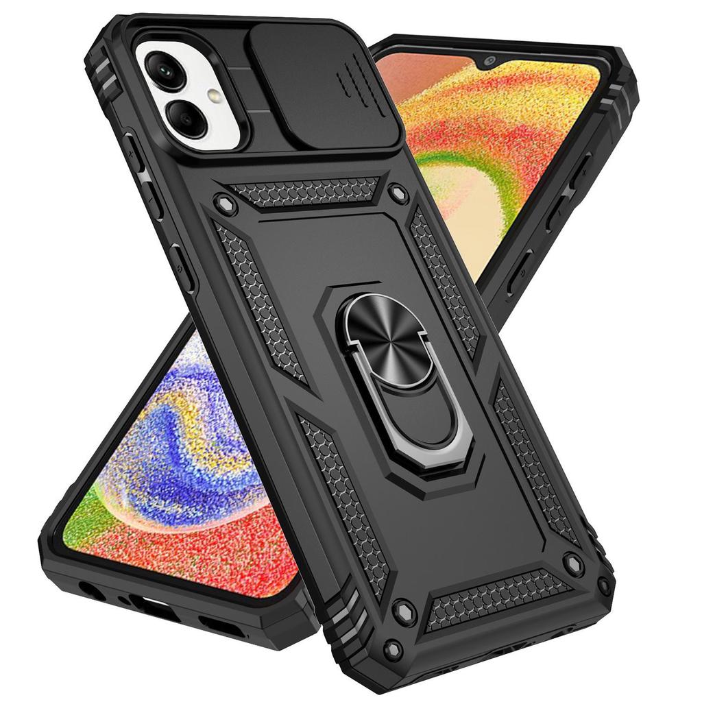 Samsung A15 Soldier Magnetic Ring Phone Case with Drop-Proof Protection