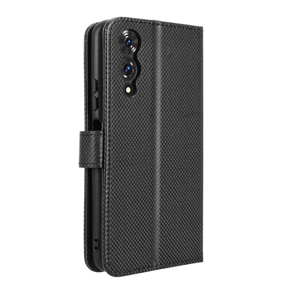 For Cubot A10 Case PU Leather Diamond Texture Wallet Phone Cover