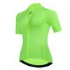 Womens Lightweight Breathable Cycling Jersey Short Sleeve Solid Color Road Bike Apparel