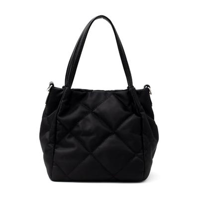 VITAFELICE gesteppte Mini-Tragetasche für Damen, 2-Wege (inb-10069z) (Schwarz)