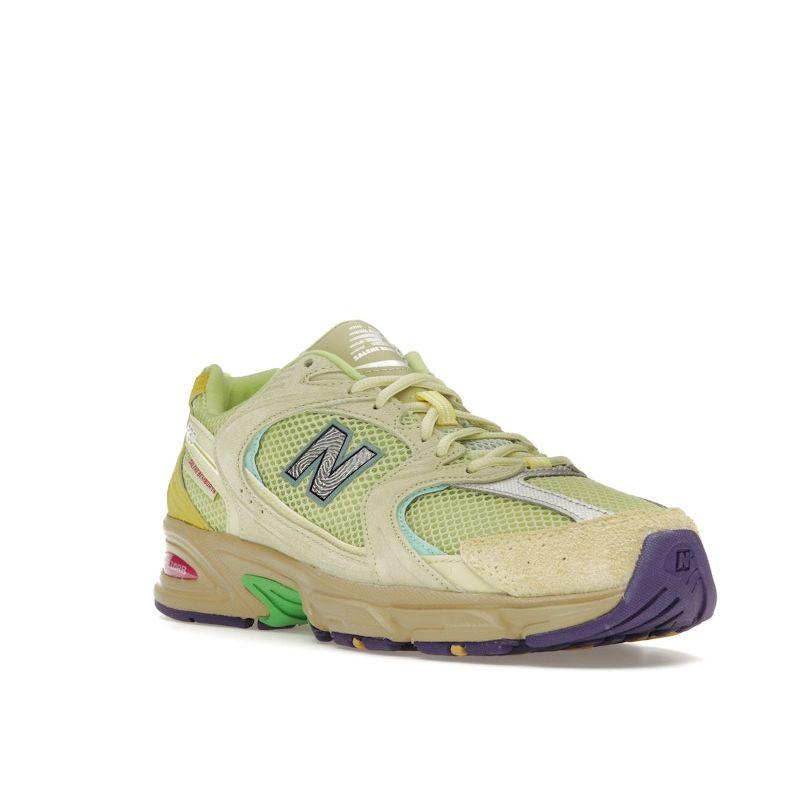 Salehe Bembury x New Balance 530 Prosperity Be The Prize Unisexové tenisky Zelená Prachově žlutá Celerově zelená MR530PR
