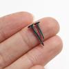 Black Mini Cobbler Nails: Small, Pointed, Triangular Tacks for Leather, Plywood, and More