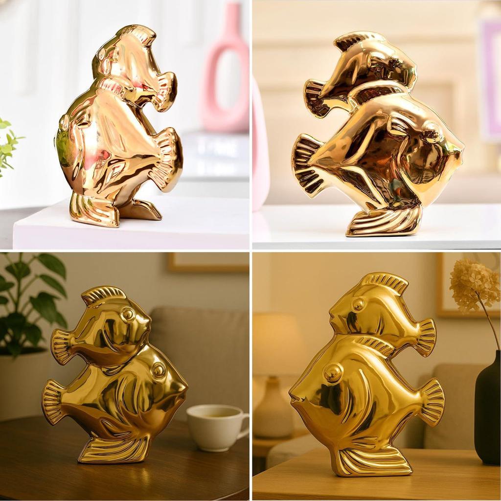 Twin Fish of Abundance & Luck | A Powerful Emblem of Prosperity & Balance | Perfect for Attracting Good Fortune – Pack of 1