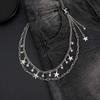Ingemark Trendy Hip Hop Double Layer Jeans Pants Chain Men Women Creative Star Pendant Bag Waist Chain Steampunk Jewelry Gift