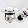 Universal Popups Drains Filter with Not Clog Basket Quick Drains Sink Strainer Upgrades for Kitchen & Bathroom Sinks