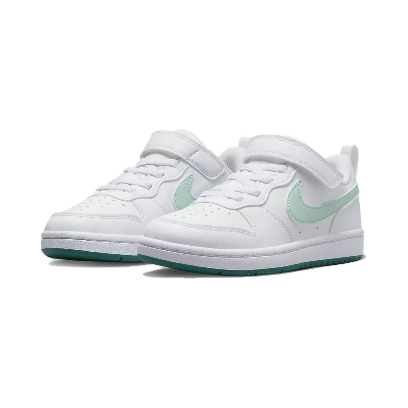 

new Nike Court Borough Low Recraft PS White Jade Ice Teal 28
