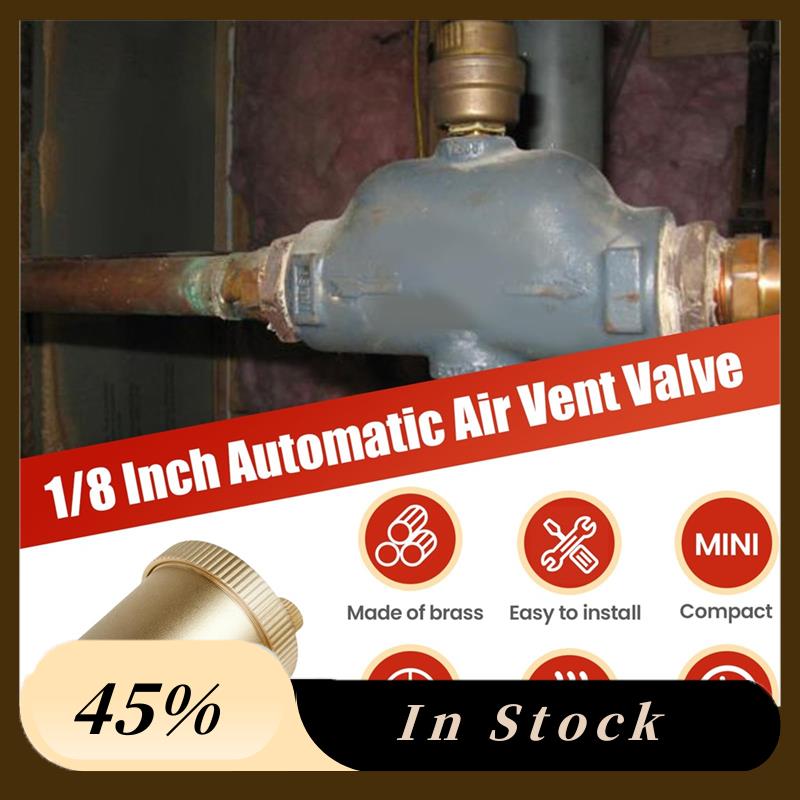 A60Z Top Release Valve Air Bleeder 1/8 Inch Automatic Air Bleed Vent Pipe Fitting Connector Adapter CN