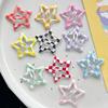 10lots Eye Catching Lattice Star Hairpin Children Cartoon Unisex Hair Clip for Enhancing Hairstyles In Various Settings