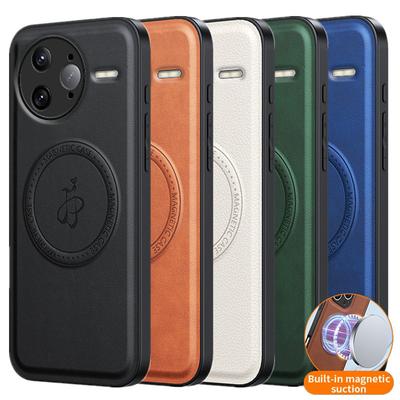Custodia Magnetica in Pelle PU con Ricarica Wireless per Xiaomi Poco F7 Pro / F7 Ultra Copertura Protettiva Guscio Rigido Coque