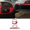 For BMW 6Series M6 2004-2010 Red Carbon Fiber Interior Dashboard Kit Cover Trim