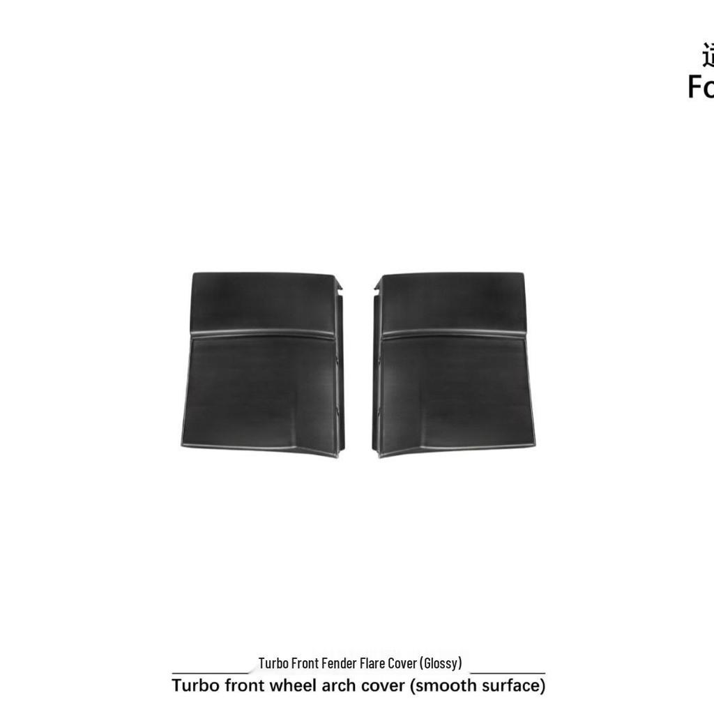 Glossy & Painted Front Wheel Arch Covers for 2018-2023 Cayenne 9Y0 Turbo Models.