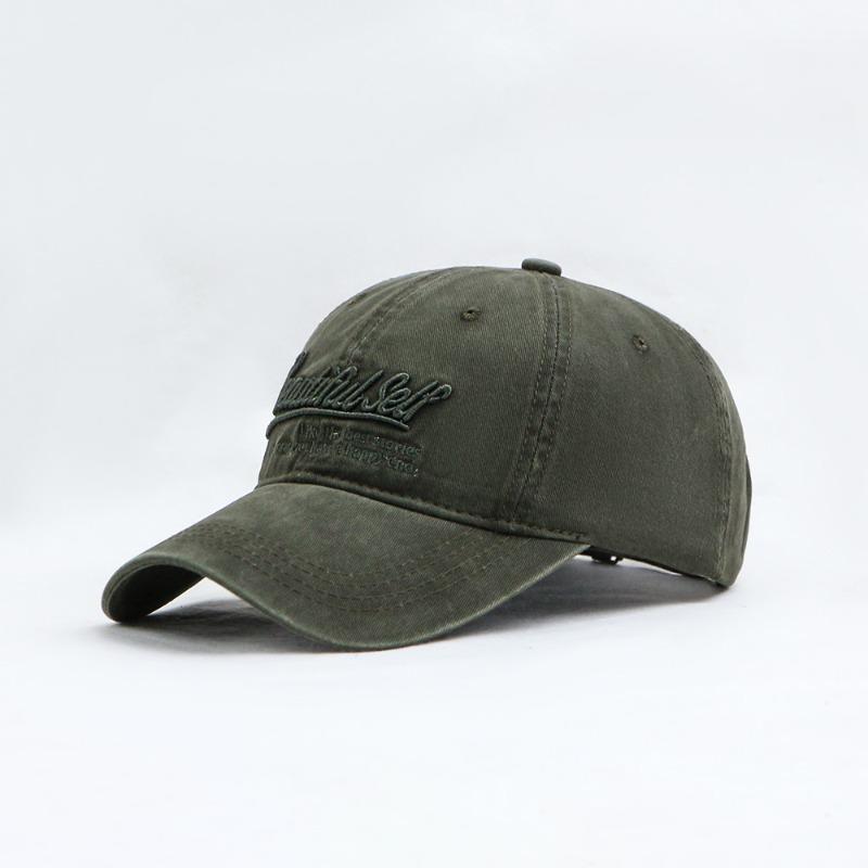 

New cotton soft top cap men s and women s three-dimensional embroidery simple casual travel baseball cap Adjustable