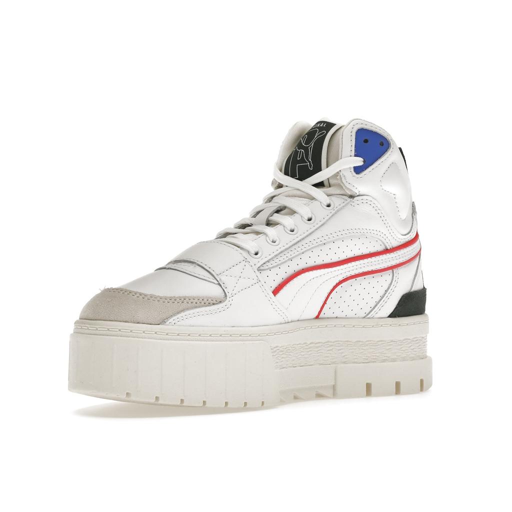 Puma Mayze Mid White Women Sneakers Whisper-White 381253-01