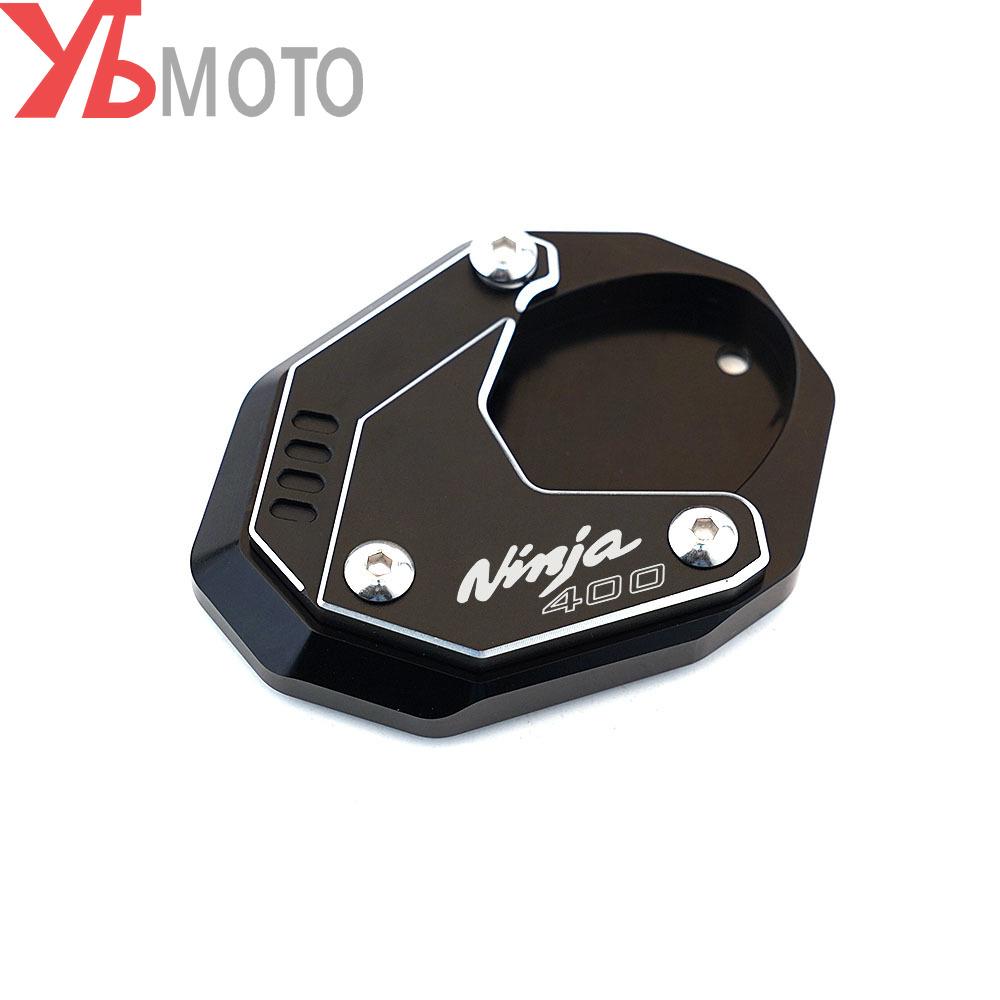 New For KAWASAKI NINJA 400 Ninja400 Z400 2018-  2022 Motorcycle CNC Foot Side Stand Extension Kickstand Enlarge