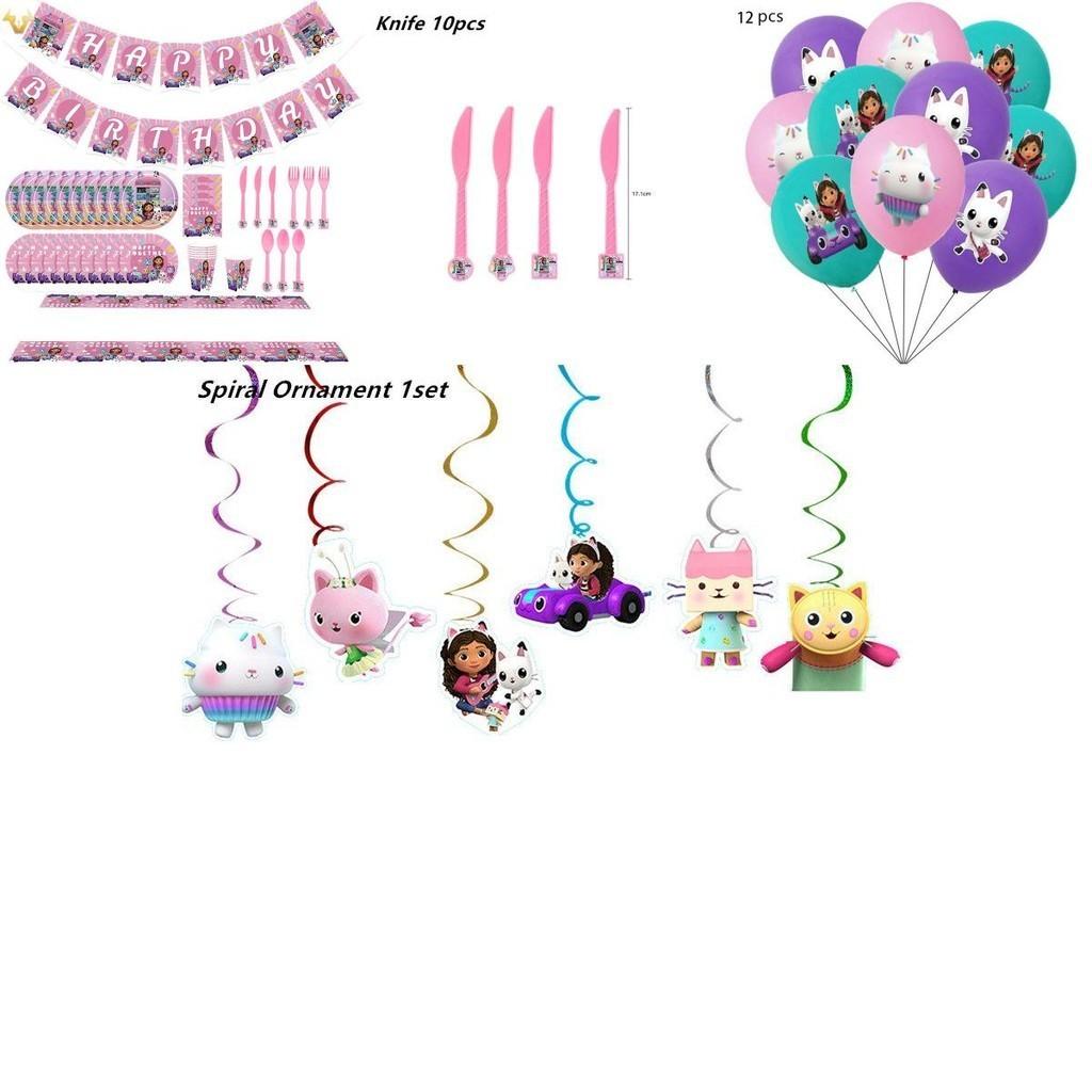 Gabby's Dollhouse Game Themed Party Supplies Perfect For Birthday And Pajama Parties