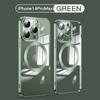 Fashion Magnetic Case for 14  Magsafe Transparent Cover for IPhone 14 13 12 11 Pro Max 14 Plus Plating Clear Soft Silicone Wireless Charging Cover