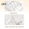 Impact Resistant Soap Tray Holder, Stainless Steel Drain Tray, Wave Shaped 2-3 Modern Bathroom Dish Soaps Sponge Organizer for Shower Kitchen